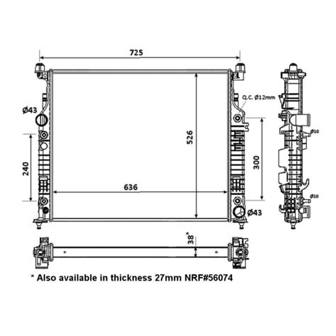 A2515000603 - Radiator OE number by MERCEDES-BENZ | Spareto