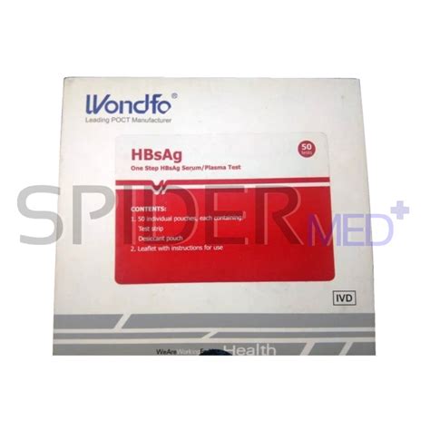 Jual HBSAG STRIP WONDFO STRIP TES HEPATITIS B ISI 50 TEST STRIP