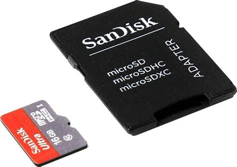 Karta Pami Ci Do Aparatu Sandisk Microsdhc Gb Class Sdsqunc G