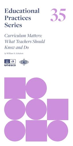 Curriculum Matters What Teachers Should Know And Do