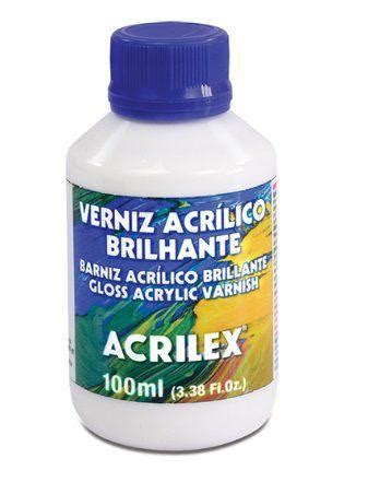 Verniz Acrílico Brilhante Acrilex 100ml Verniz para Artesanato