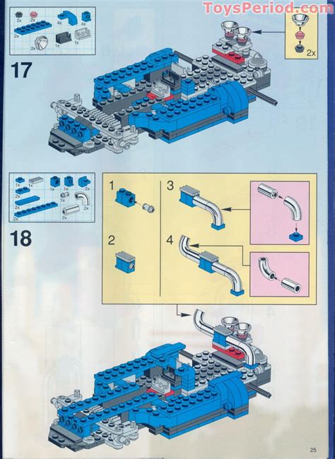 LEGO Blue Fury Hot Rod Instructions And Parts List