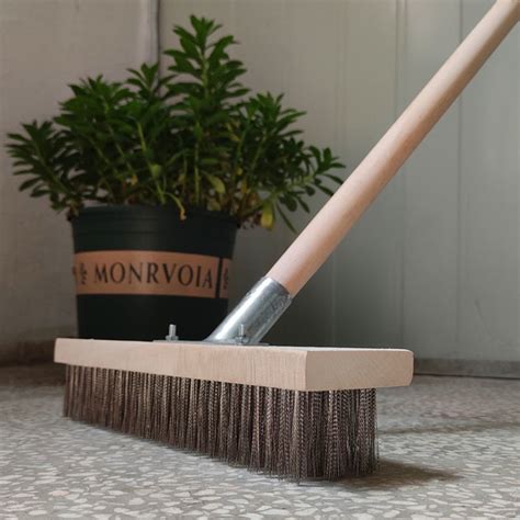 Stainless Steel Wire Wire Brush Long Handle Wire Brush Washing Floor Floor Brush Scrubbing Brush