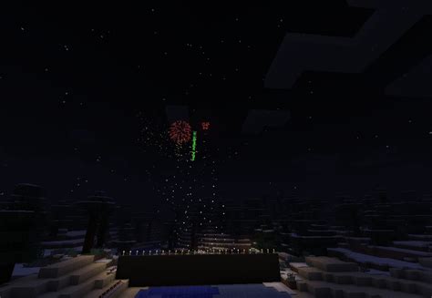 firework show Minecraft Map