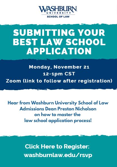 Rsvp Submitting Your Best Law School Application November St