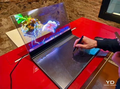 Lenovo Thinkbook Transparent Display Laptop Is A Stunning Preview Of