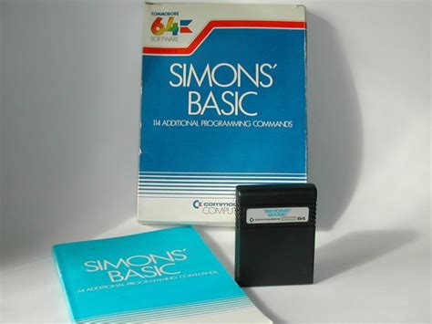 Commodore Info Page Cartridge Simons Basic En