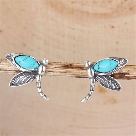 Turquoise Dragonfly Etsy