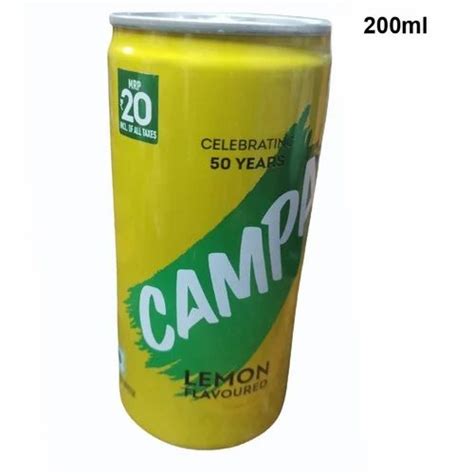 Can 200ml CAMPA Lemon Cola Carbonated Drinks At 20 Can In New Delhi