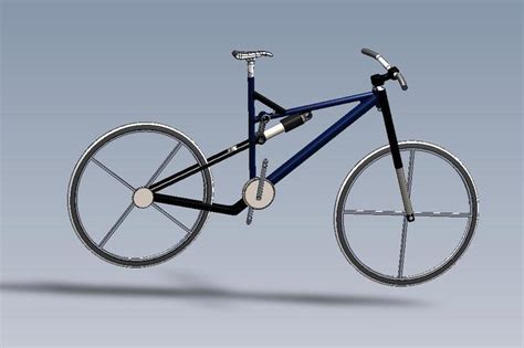 Mountain Bike Assembly Solidworks 3d Cad Model Grabcad