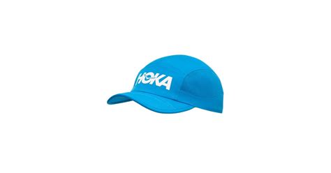 cap hoka run hat blue ad sportstore