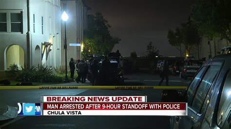 Standoff At Chula Vista Home Ends With Arrest