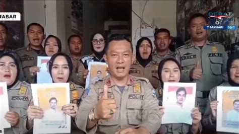 Viral Oknum Satpol Pp Garut Deklarasi Dukung Gibran