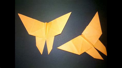 Como Fazer Um Origami De Uma Borboleta How To Make An Origami Butterfly Youtube