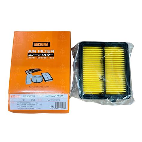 MASUMA JAPAN HONDA INSIGHT TM8 AIR ELEMENT FILTER 17220 RBJ 000