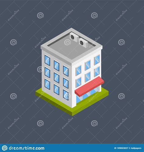 Residence Building Line Icons Collection Apartment Condominium