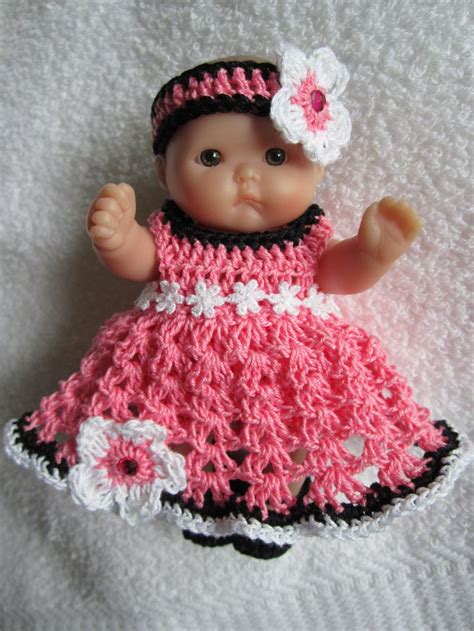 Free Easy Crochet Thread Dress Pattern For Inch Dolls Lots To Love