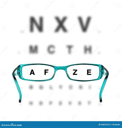 Eye Exam Stock Image Image Of Oculist Blurred Background 34637413