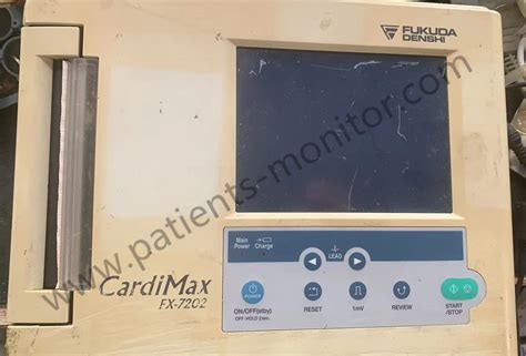 Fukuda Denshi Patient Monitor Cardimax Fx Electrocardiograph Ecg