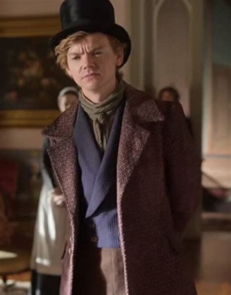 The Artful Dodger 2023 Thomas Brodie Sangster Maroon Coat