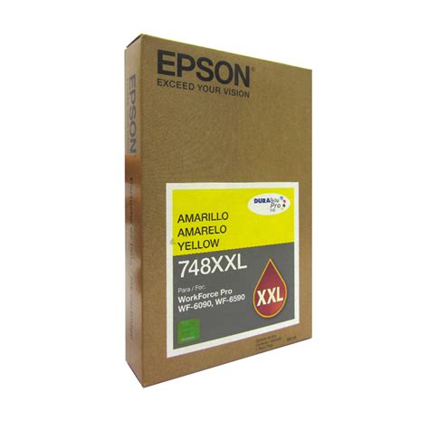 Tinta Epson T Xxl Color Amarillo Rendimiento P Ginas Para