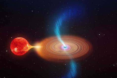 Wonky black hole spotted rapidly eating a doughnut made from a star | New Scientist