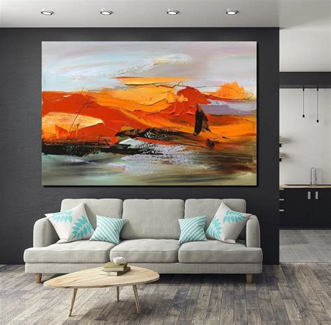 Contemporary Modern Wall Art Paintings, Simple Modern Art, Living Room ...