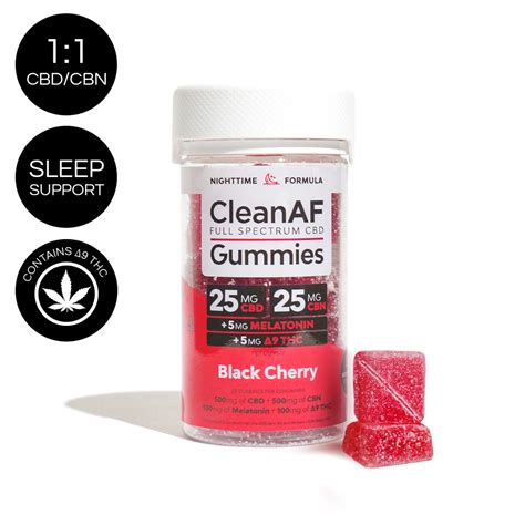 Best CBD & THC Gummies For Sale – CleanAF CBD