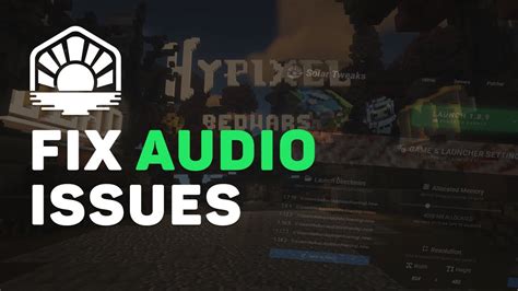 Fix Audio Issues With Solar Tweaks Any Versions YouTube