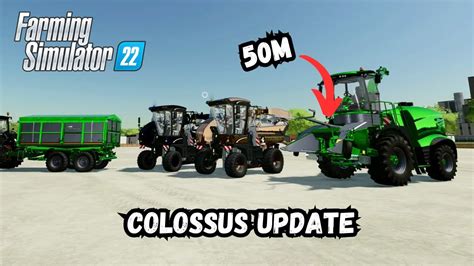 Colossus Harvester Pack Update Farming Simulator 22 XBOX YouTube