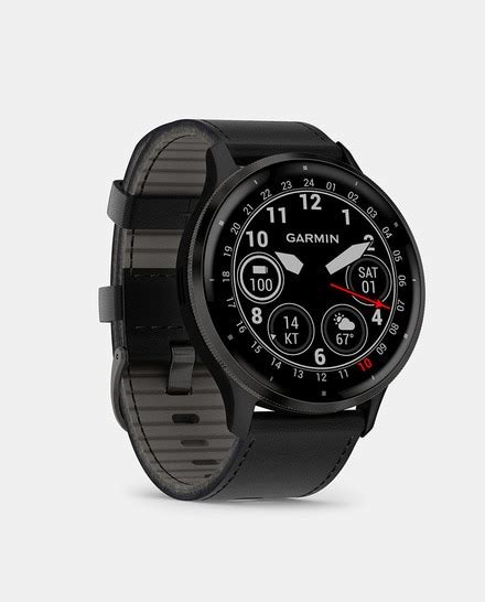 Smartwatch 010 02784 52 Venu 3 de cuero negro Garmin El Corte Inglés