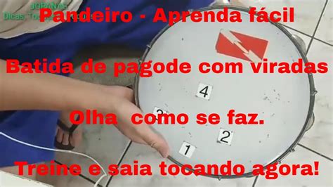 Como Tocar Pandeiro Aula Pandeiro 78 Levada Samba Pagode