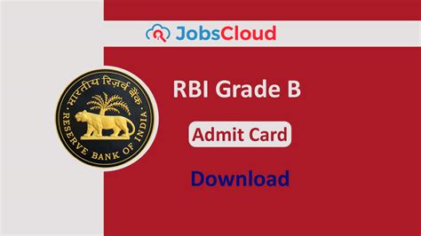 Rbi Grade B Phase Ii Admit Card 2023 Released Download Prelims Call