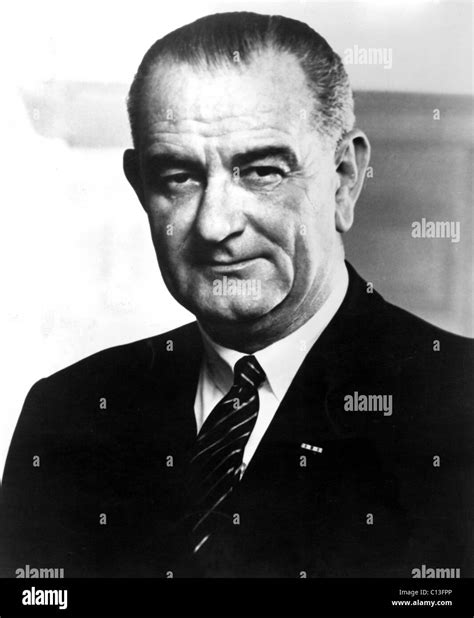 Lyndon Johnson A Principios De La Década De 1960 Fotografía De Stock