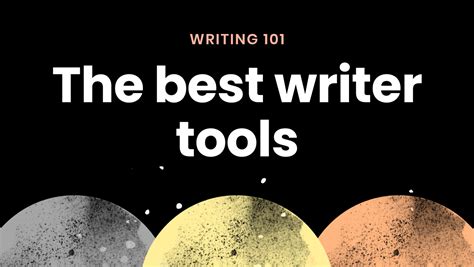 The best writer tools - Writer