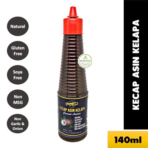 Jual Kecap Manis Kecap Asin Gluten Free Non Kedelai 140ml