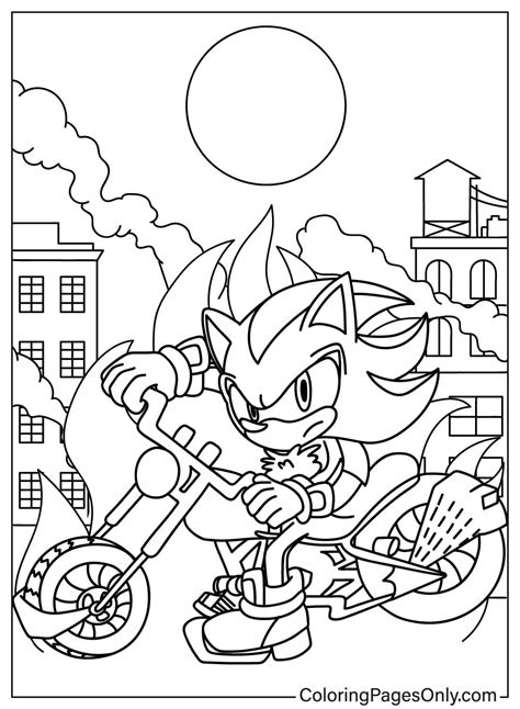 Pagine Da Colorare Di Sonic The Hedgehog Coloringpagesonly