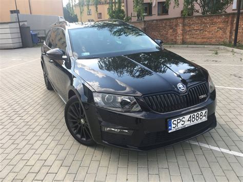 Skoda OCTAVIA RS Czarna 7495325708 Oficjalne Archiwum Allegro