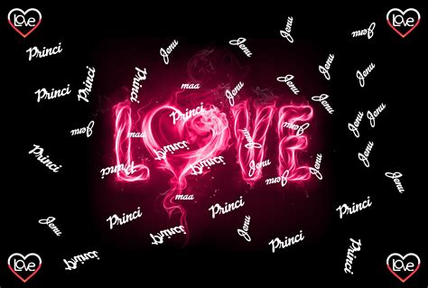 I Love You Neha Name Wallpaper