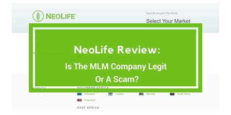NeoLife Review: Good Business Opportunity or a Pyramid MLM Scheme ...