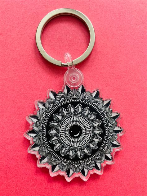 Mandala Keychain X Etsy