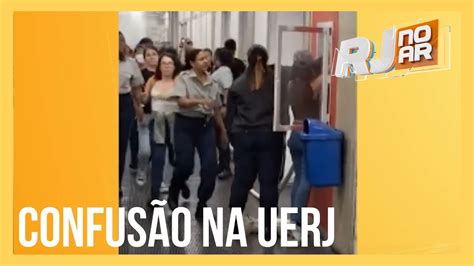 Estudantes Resistem Ordem De Desocupa O Em Confus O Na Uerj Youtube