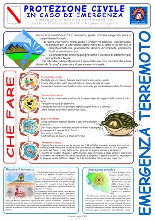 Che Fare In Caso Di Terremoto PDF