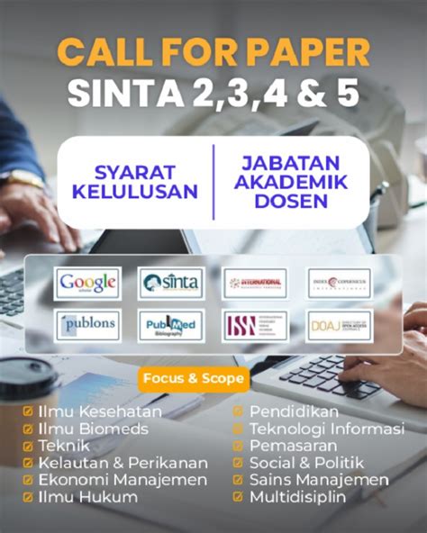 Biaya Publikasi Jurnal Sinta 1, 2, 3, 4, 5, & 6 Terbaru 2023 - Update