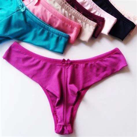 Kit 5 Calcinhas Fio Duplo Roupas Íntimas Lingerie Não Marca Qualidade Shopee Brasil