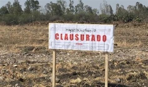 Clausura Profepa Predio Por Remoci N De Vegetaci N Forestal Sin