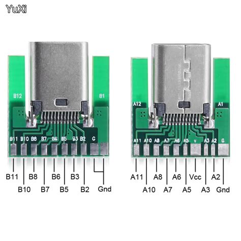 Female Usb C Connector 24 Usb C 24 Pin Connector Type C Board Male Usb Board Female