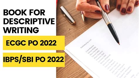 Book For Descriptive Writing Practice ECGC PO 2022 Best Book For