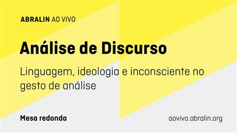 Análise De Discurso Linguagem Ideologia E Inconsciente No Gesto De