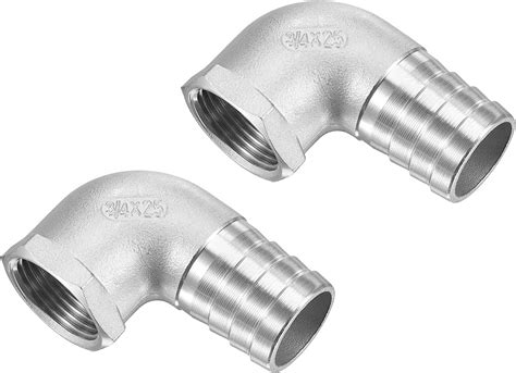 Amazon M Meterxity Pack Hose Barb Fittings Degree Elbow